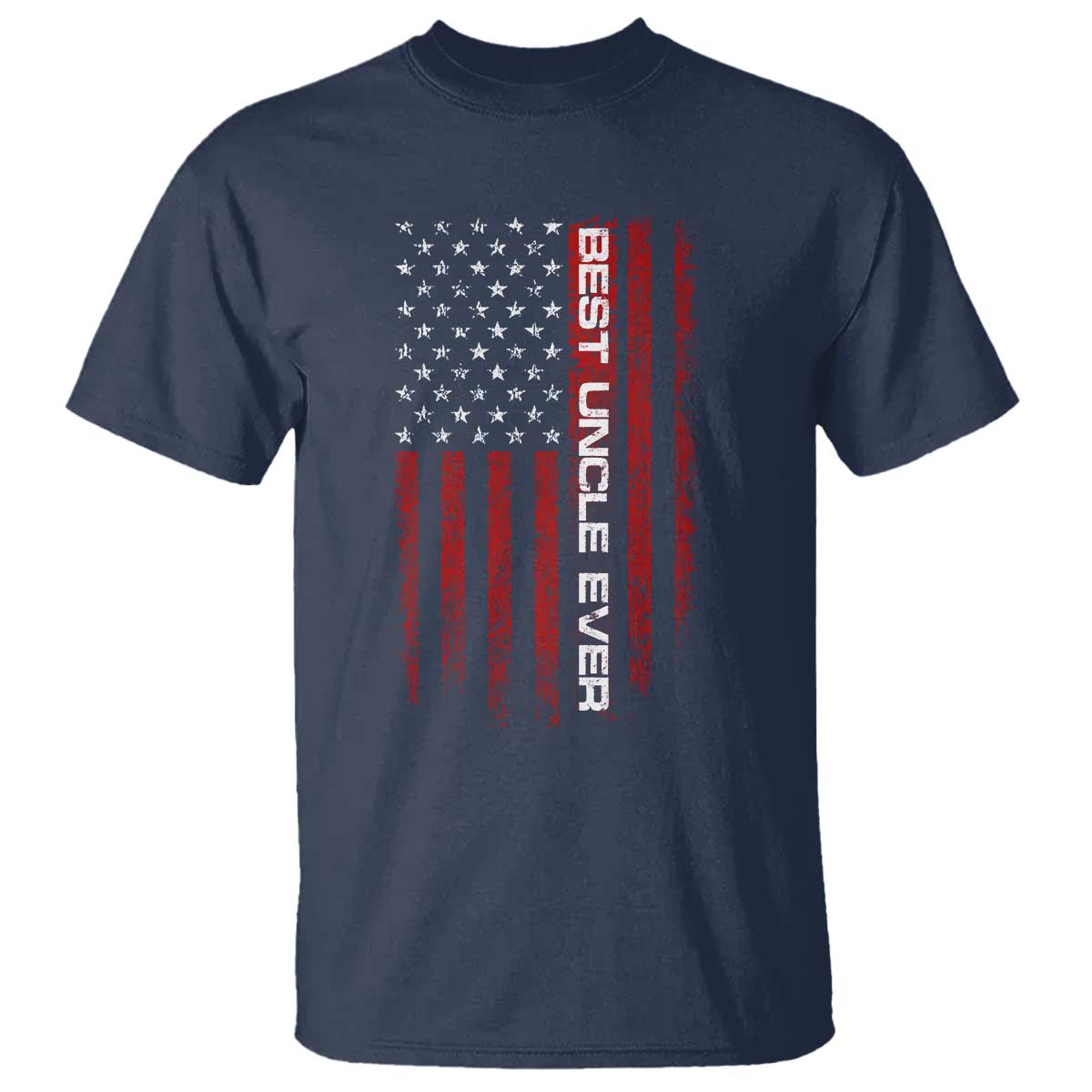 Best Uncle Ever US Flag Uncle's Day T Shirt - Wonder Print Shop