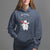 Christmas Hoodie Let It Snow Cute Snowman Xmas - Wonder Print Shop