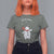 Christmas T Shirt For Women Let It Snow Cute Snowman Xmas - Wonder Print Shop