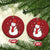 Angry Snowman Funny Xmas Christmas Ornament - Wonder Print Shop