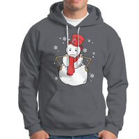 Christmas Hoodie Angry Snowman Funny Xmas - Wonder Print Shop