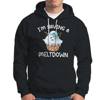 Christmas Hoodie I'm Having a Meltdown Snowman Xmas Melting Snow Icecream - Wonder Print Shop