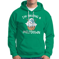 Christmas Hoodie I'm Having a Meltdown Snowman Xmas Melting Snow Icecream - Wonder Print Shop