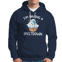 Christmas Hoodie I'm Having a Meltdown Snowman Xmas Melting Snow Icecream - Wonder Print Shop