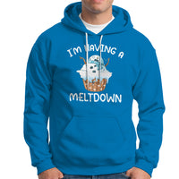 Christmas Hoodie I'm Having a Meltdown Snowman Xmas Melting Snow Icecream - Wonder Print Shop