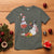 Christmas T Shirt Snowman Cheer Wine Beer Funny Xmas Drinking Party - Wonder Print Shop