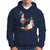 Christmas Hoodie Snowman Cheer Wine Beer Funny Xmas Drinking Party - Wonder Print Shop