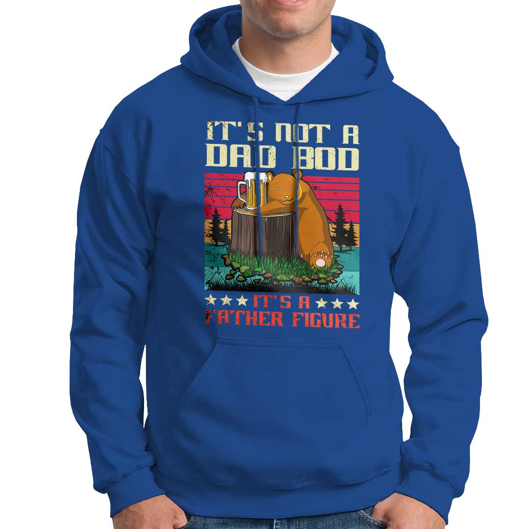 Bear Beer Lover Hoodie Beear It's Not A Dad Bod It's Father Figure - Wonder Print Shop