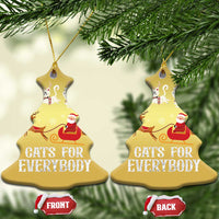 Xmas Cat Christmas Ornament Cats For Everybody Santa Reindeer - Wonder Print Shop