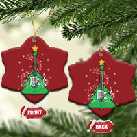 Rockin' Christmas Tree For Guitarist Music Lover Christmas Ornament - Wonder Print Shop