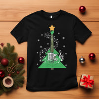 Rockin' Christmas Tree For Guitarist Music Lover T Shirt - Wonder Print Shop