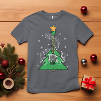 Rockin' Christmas Tree For Guitarist Music Lover T Shirt - Wonder Print Shop