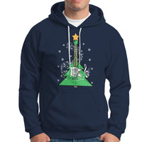 Rockin' Christmas Tree For Guitarist Music Lover Hoodie - Wonder Print Shop