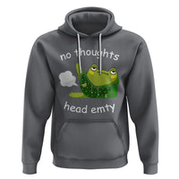 No Thoughts Head Empty Cute Frog Meme Blasting Fart Hoodie - Wonder Print Shop
