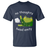 No Thoughts Head Empty Cute Frog Meme Blasting Fart T Shirt - Wonder Print Shop