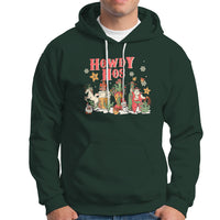 Howdy Hos Cowboy Vintage Western Christmas Hoodie - Wonder Print Shop
