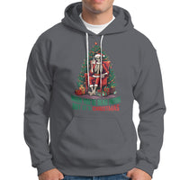 When You're Dead Inside But It's Christmas Chillin Skeleton Hoodie - Wonder Print Shop