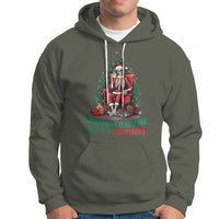 When You're Dead Inside But It's Christmas Chillin Skeleton Hoodie - Wonder Print Shop