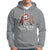 Christmas Hoodie Skeleton Look At Me Being Festival And Shit Leopard Xmas Tree - Wonder Print Shop