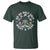 Christmas T Shirt Ho Ho Holy Shit What A Year Funny Skeleton Skull Xmas Hat - Wonder Print Shop