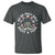 Christmas T Shirt Ho Ho Holy Shit What A Year Funny Skeleton Skull Xmas Hat - Wonder Print Shop