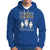 Christmas Hoodie I Prefer Halloween Cute Santa Ghost Boo Skeleton - Wonder Print Shop
