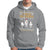 Christmas Hoodie I Prefer Halloween Cute Santa Ghost Boo Skeleton - Wonder Print Shop