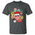 Christmas T Shirt Retro Groovy Xmas Tree Eye Face Reindeer Snowman Efl - Wonder Print Shop