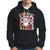 Vintage Groovy Santa Christmas Vibe Funny Retro Hoodie - Wonder Print Shop