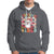Vintage Groovy Santa Christmas Vibe Funny Retro Hoodie - Wonder Print Shop
