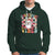 Vintage Groovy Santa Christmas Vibe Funny Retro Hoodie - Wonder Print Shop
