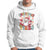 Vintage Groovy Santa Christmas Vibe Funny Retro Hoodie - Wonder Print Shop