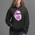 Funny Pink Santa Retro Groovy Funky Disco Christmas Cool Sunglass Hoodie - Wonder Print Shop