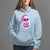 Funny Pink Santa Retro Groovy Funky Disco Christmas Cool Sunglass Hoodie - Wonder Print Shop