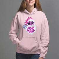 Funny Pink Santa Retro Groovy Funky Disco Christmas Cool Sunglass Hoodie - Wonder Print Shop