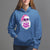 Funny Pink Santa Retro Groovy Funky Disco Christmas Cool Sunglass Hoodie - Wonder Print Shop