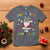 Stay Marry and bright Groovy Christmas Hippie Santa Clause T Shirt - Wonder Print Shop