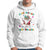 Stay Marry and bright Groovy Christmas Hippie Santa Clause Hoodie - Wonder Print Shop