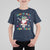 Stay Marry and bright Groovy Christmas Hippie Santa Clause T Shirt For Kid - Wonder Print Shop