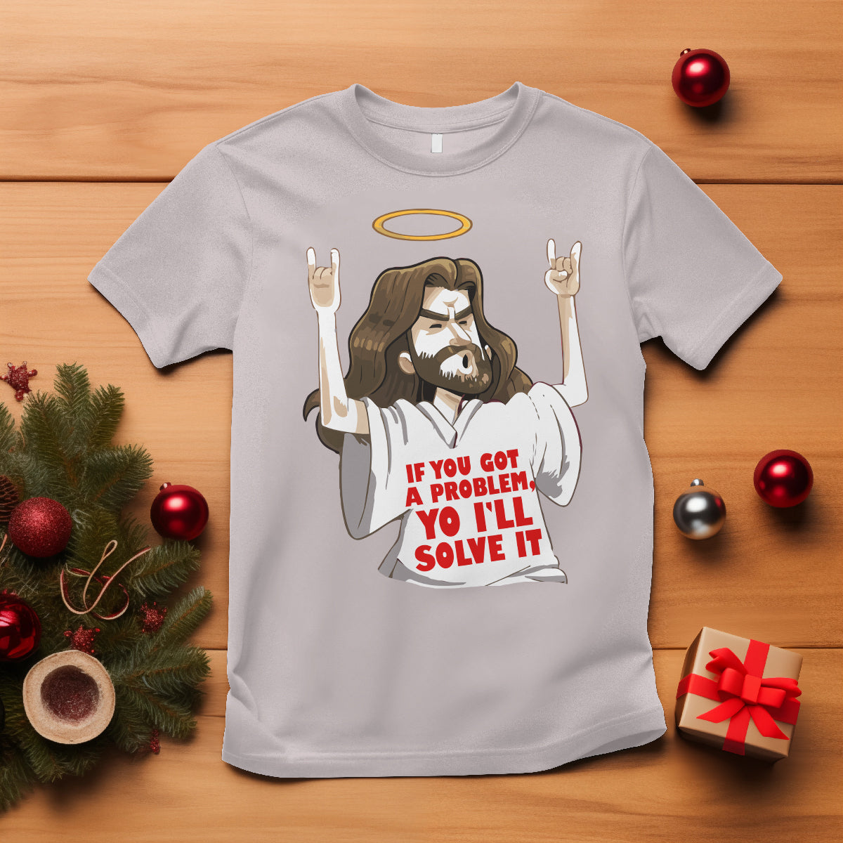 Jesus Meme Yo I'll Solve It If You Got A Problem Christian T Shirt - Wonder Print Shop
