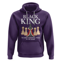 Black King The Most Powerful Piece In The Game Chess Hoodie - Wonder Print Shop