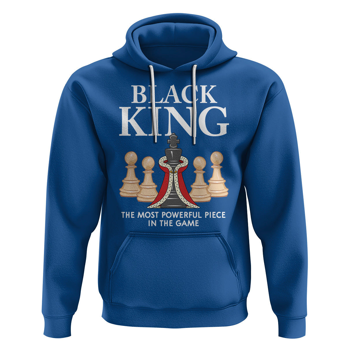 Black King The Most Powerful Piece In The Game Chess Hoodie - Wonder Print Shop