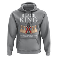 Black King The Most Powerful Piece In The Game Chess Hoodie - Wonder Print Shop