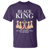 Black King The Most Powerful Piece In The Game Chess T Shirt - Wonder Print Shop