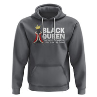 Black Queen The Most Powerful Piece In The Game Chess Hoodie - Wonder Print Shop