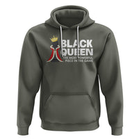 Black Queen The Most Powerful Piece In The Game Chess Hoodie - Wonder Print Shop