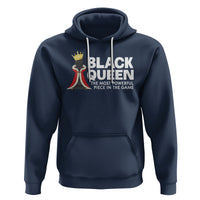 Black Queen The Most Powerful Piece In The Game Chess Hoodie - Wonder Print Shop
