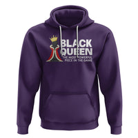 Black Queen The Most Powerful Piece In The Game Chess Hoodie - Wonder Print Shop