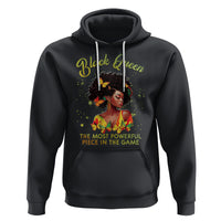 Black Queen The Most Powerful Piece In The Game Melanin Girl Butterfly Hoodie - Wonder Print Shop