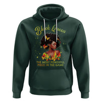 Black Queen The Most Powerful Piece In The Game Melanin Girl Butterfly Hoodie - Wonder Print Shop